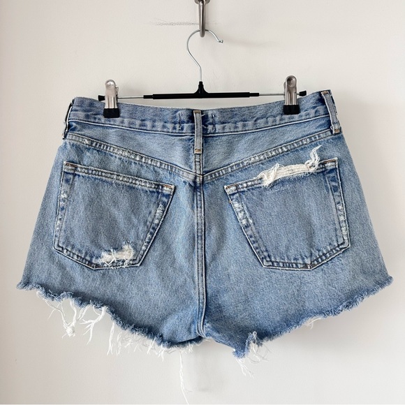 AGOLDE Parker Vintage Cut Off Shorts in grudge – size 28 - Picture 6 of 9
